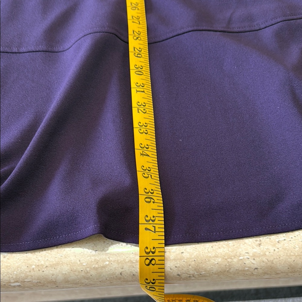 NWT Anne Klein Elegant Purple Women's Dress. Measurements are in photos. - Picture 14 of 14